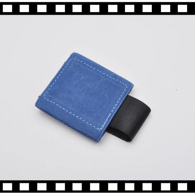 wholesale leather Mini credit card wallet slim mini card elastic pouch