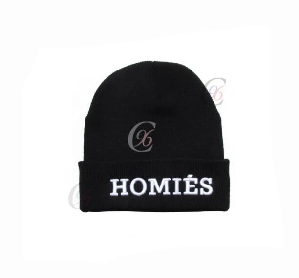 Chengxing acrylic simple bobble hat knitting pattern knitted beanie patterns for men kinting hat