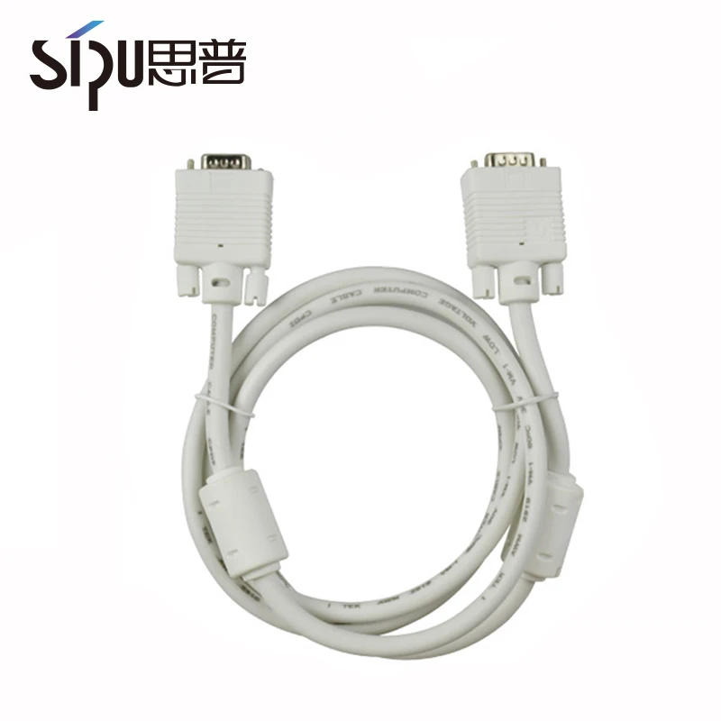 
SIPU Factory price 15m vga to vga cable 3+4 stranded cu 