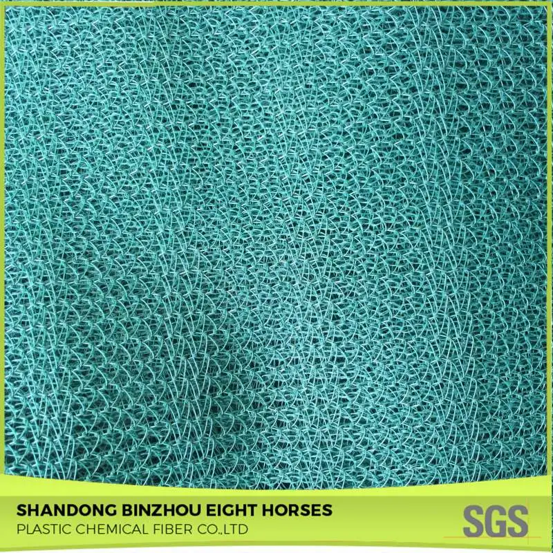 Factory Manufacturer knitting virgin hdpe olive green color harvest collection net