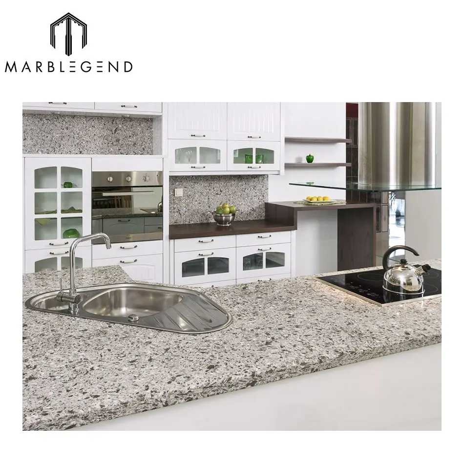 
Good Quality Modern Decoration Kitchen Countertop Crystal White Quartz 