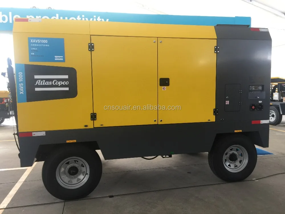 price of air compressor V900 XAVS1000 XATS1200 Atlas Copco DrillAir two-stage rotary screw air compressor core drill rig