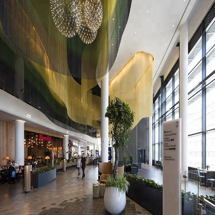 Decorative Hanging Metal Curtain Drapes Beaded Door Window Wall