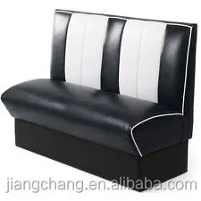Comfortable Leather Bar Sofa Restaurant Booths for Sale JC-S110