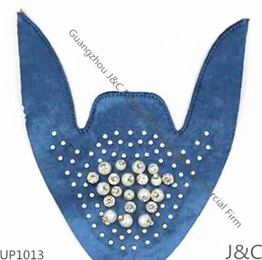 2019 low price hot fix stone upper pu vamp