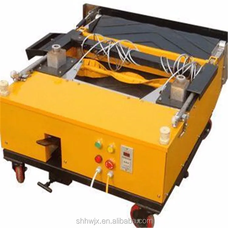Automatic wall rendering machine construction machine