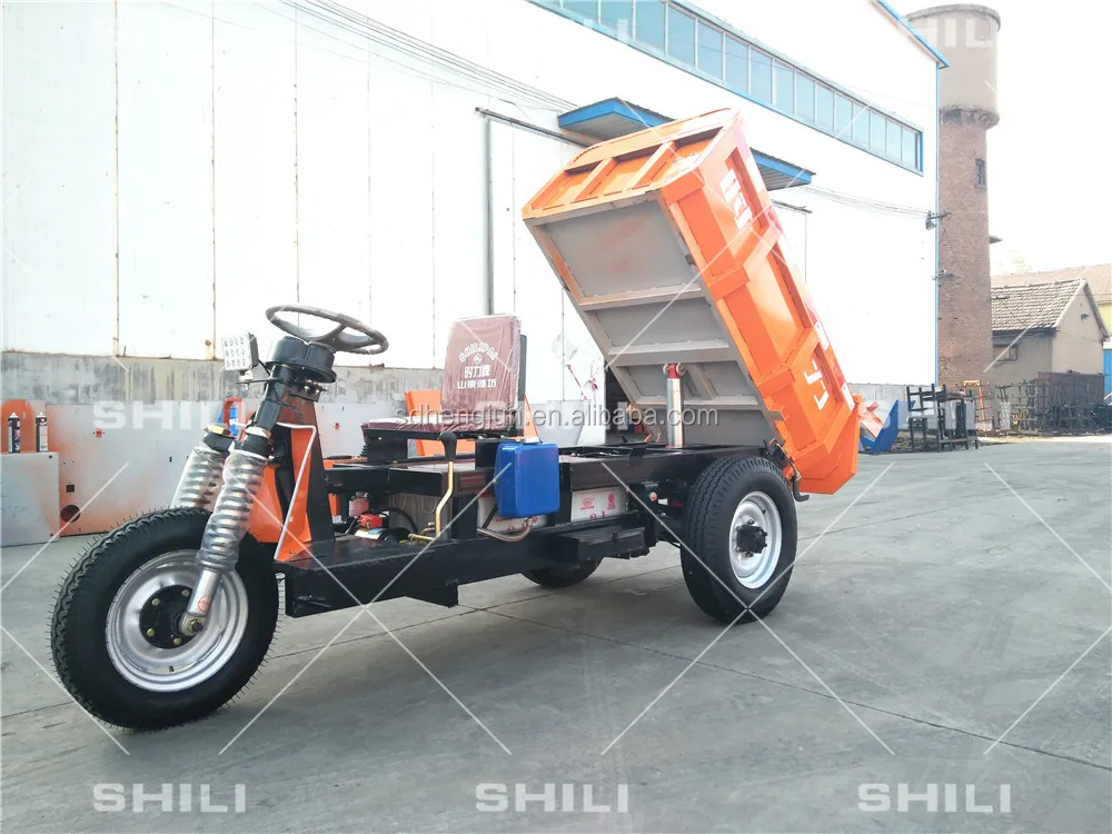 Electric Cargo Tricycle with Cabin
