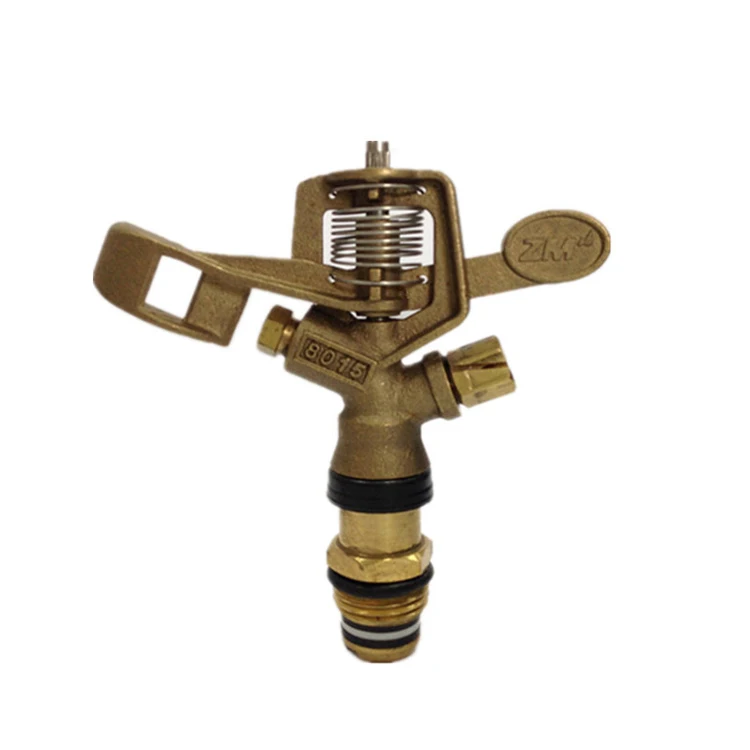 Agricultural Irrigation 1/2 Brass Impact Water Sprinkler Nozzle Head
