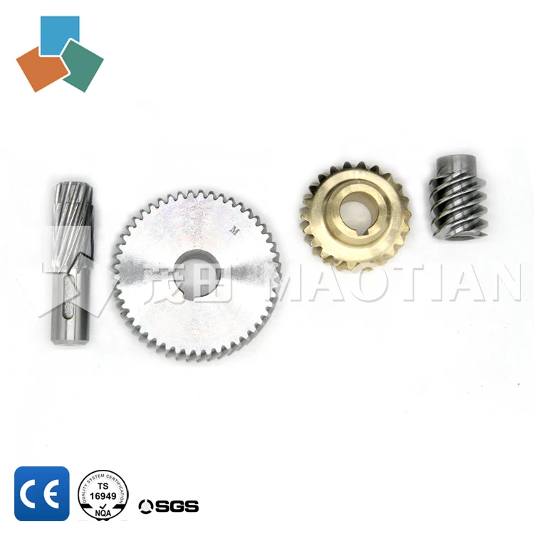
Chinese professional supplier worm gear set running smoothly in low noise / steady velocity ratio / self-locking 