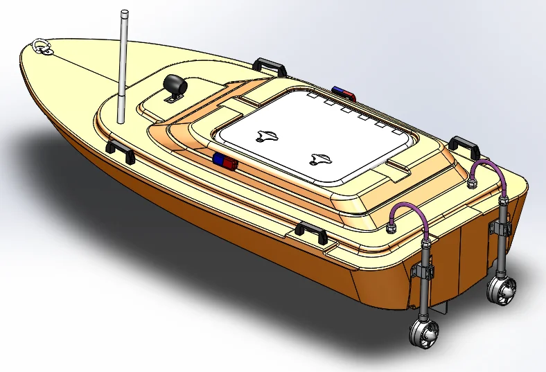 Small remote River Measurement Telemetry Unmanned Ship unmanned survey boat