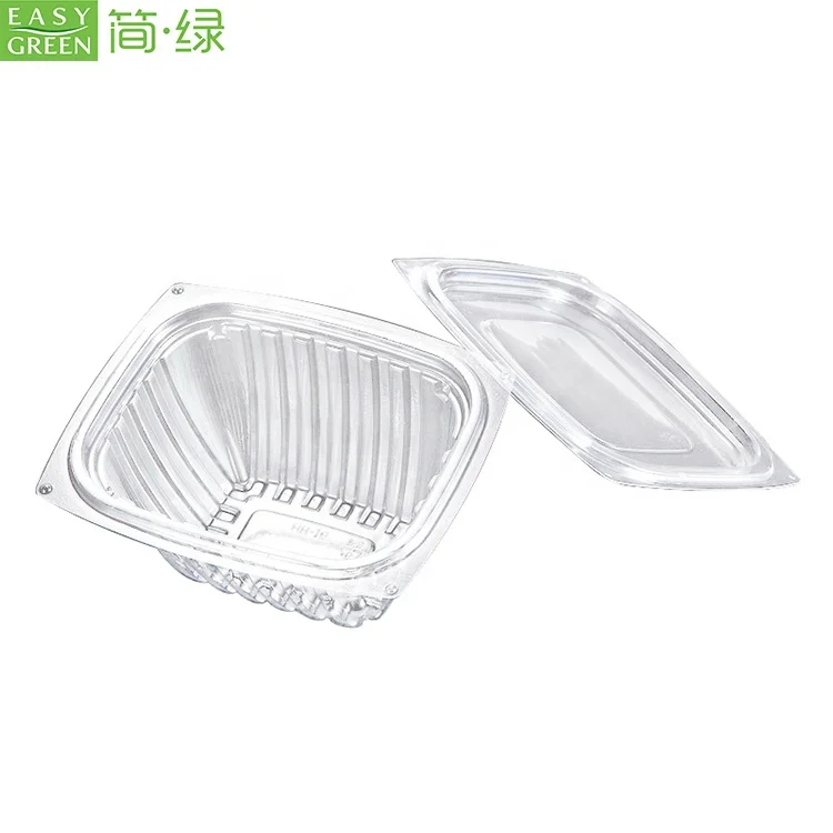 
Easy Green unique disposable plastic takeaway salad containers bowl with lid 