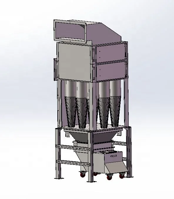 
COLO-S-Multi Cyclone Powder Coating Spray Booth For Electrostatic Powder Coating 