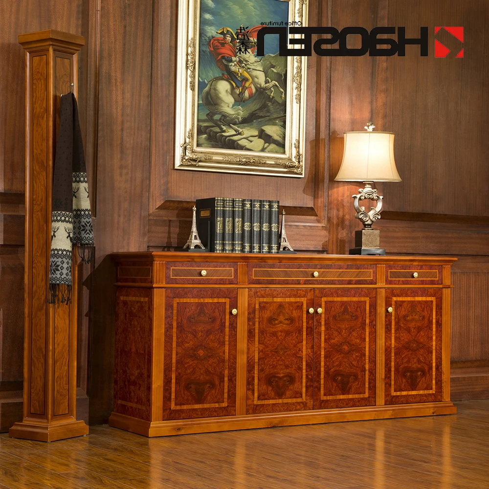 Haosen Rafflo 0809T luxury Console decorative wood file cabinet with office Low cabinet