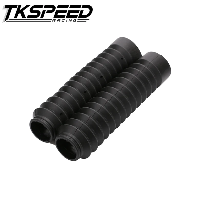 
1 Pair Rubber Black Universal Motorcycle Rubber Fork Gaiter Cover Shock Boots Gaiters Dirtbike Gators Boots 