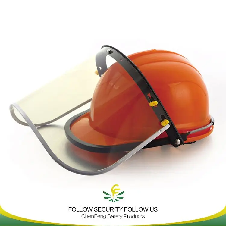 homemade welding shield safety face shield with PVC screen for helmet