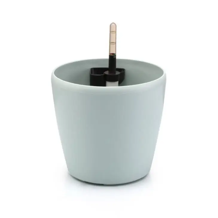 small size square resin plastic flower pot circular thickening environmental protection automatic watering planter