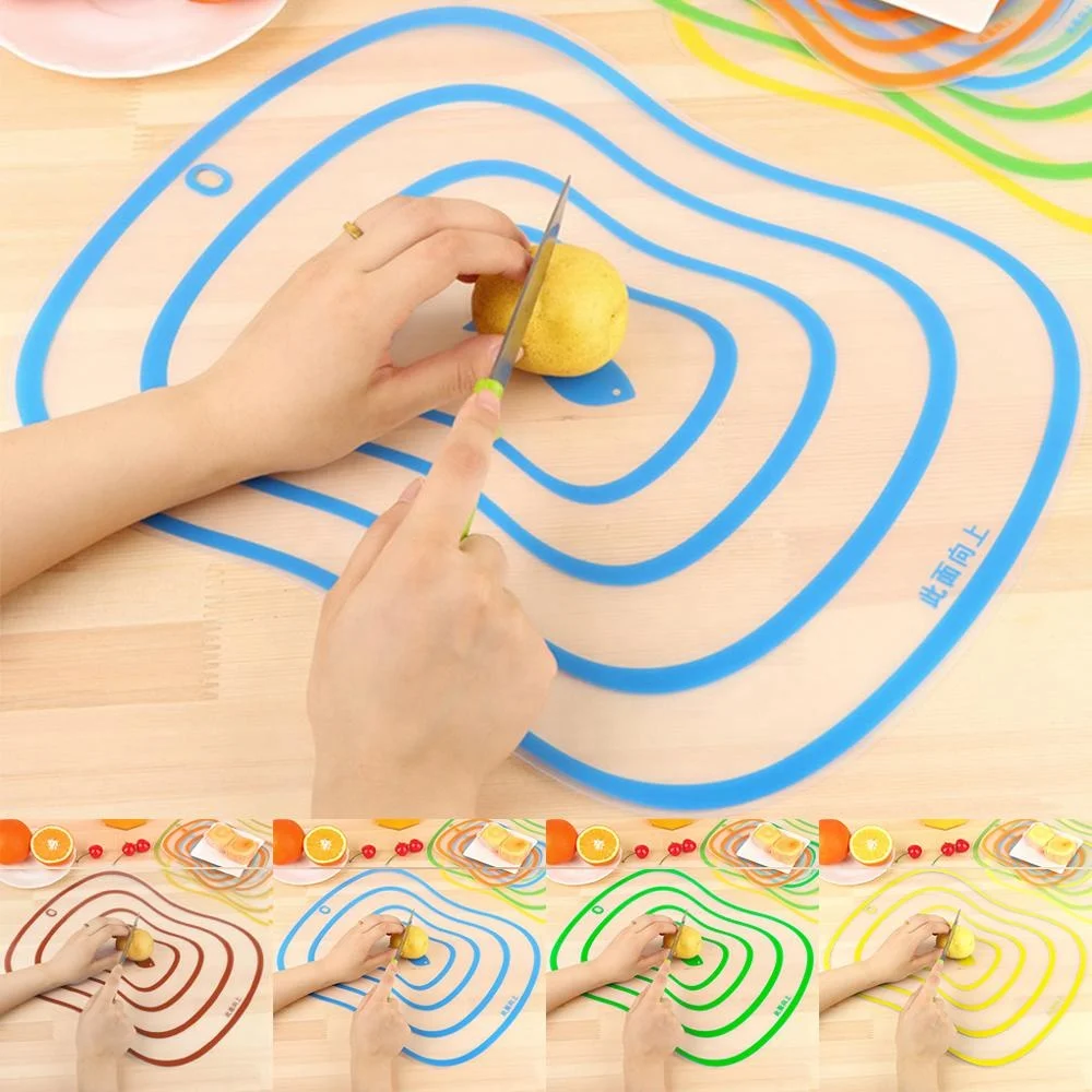 Wholesale kitchen tools resin matte classification chopping board non-slip fruit cutting board transparent household cutting boa