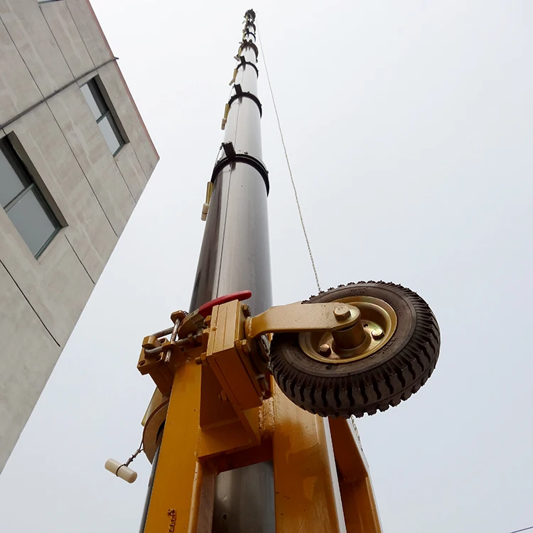 
2018 hot sale pneumatic telescopic mast fire truck light tower,vehicle mounted fire truck mobile light mast 