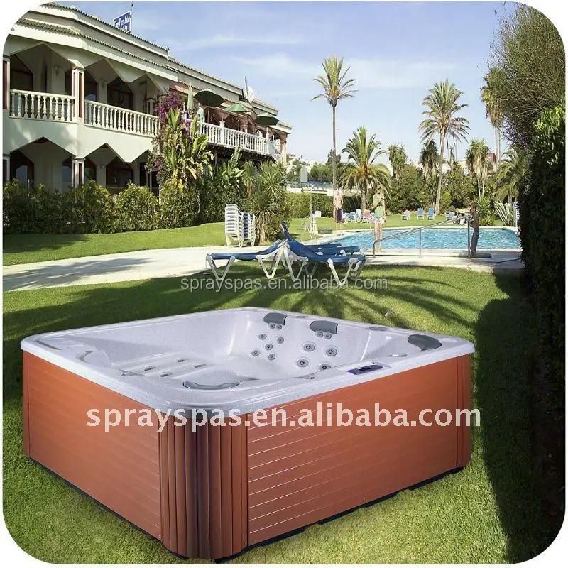factory OEM ODM 6 person outdoor jacuzziing function whirlpool bathtub hot tub spa