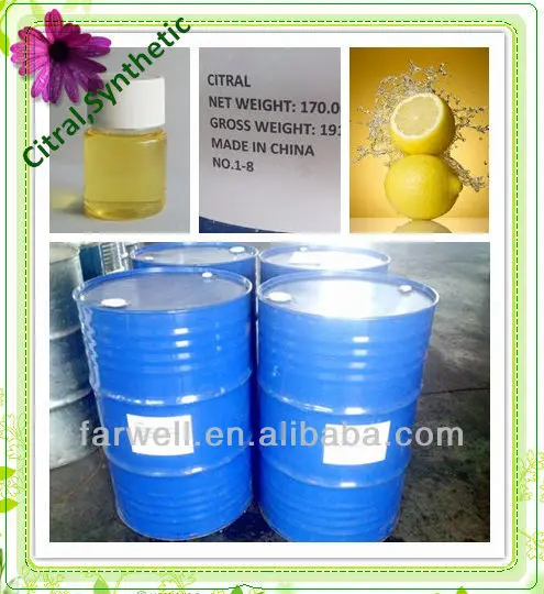Farwell синтетический цитраль 97% мин CAS 5392-40-5