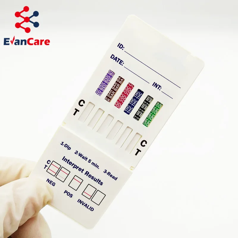 EVANCARE test/urine test device/Pre-employment drug screening with CE ISO  FSC