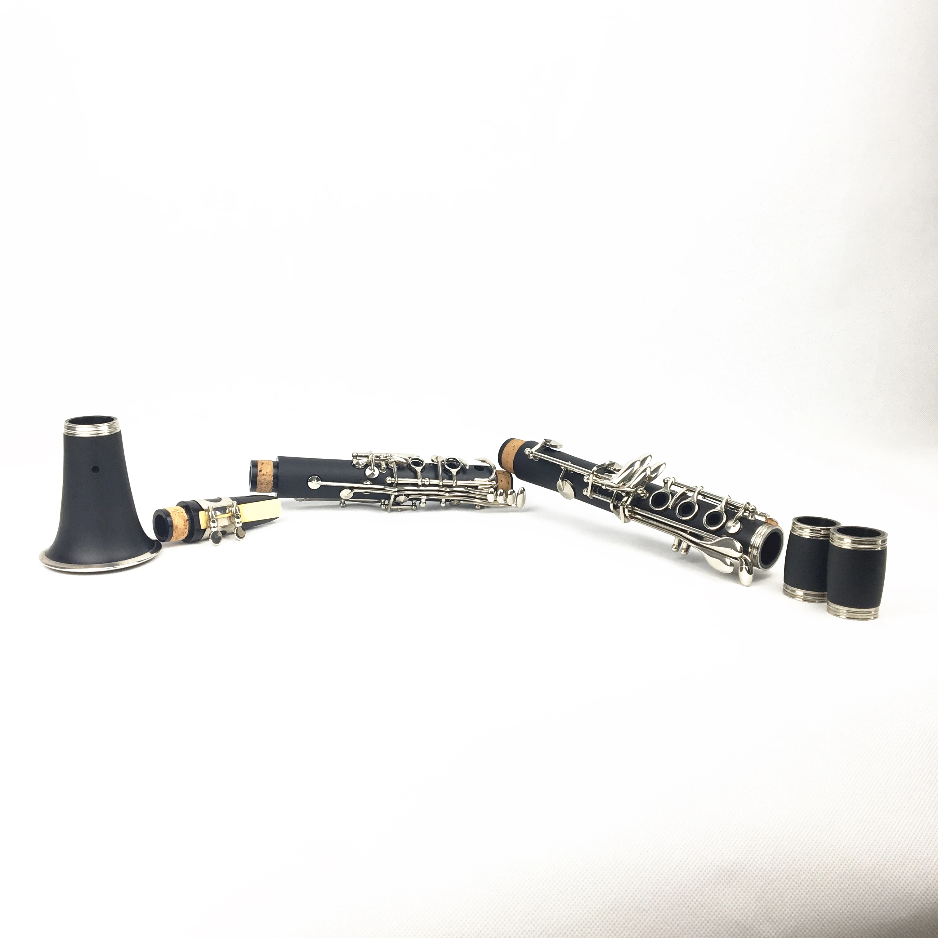 14 keys Professional Nickel Plated Bakelite C tone Wooden Clarinet
