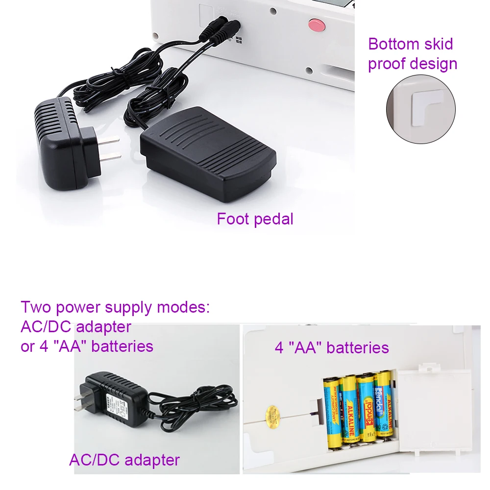 VOF FHSM-318 China factory newly household manual mini zigzag sewing machine for kids