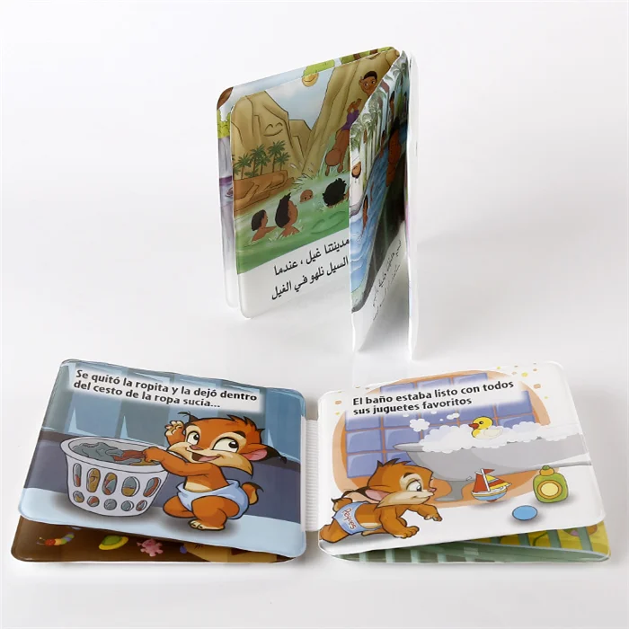 Hot sell custom bath inflatable activity EVA book baby shower gift waterproof bath book