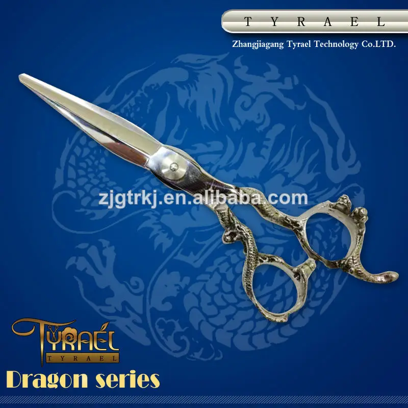 new style dragon engraved tattoo and hair scissors dr-105