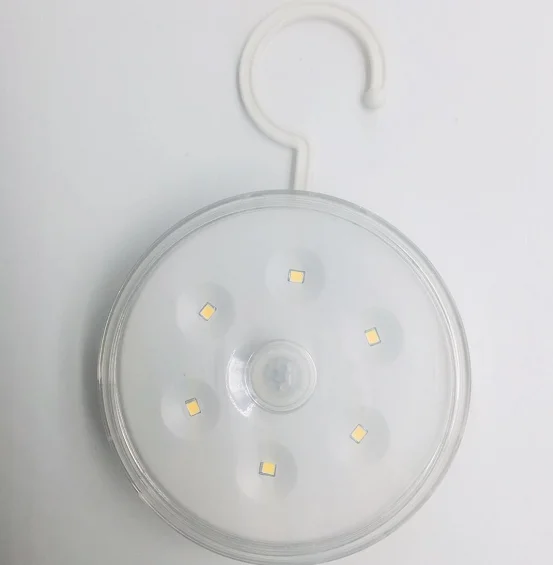 indoor mini wireless battery powered led night human motion sensor light