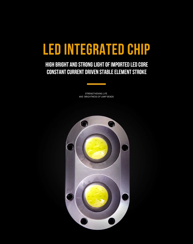 Rechargeable high power flood light usb input output portable cob led work light