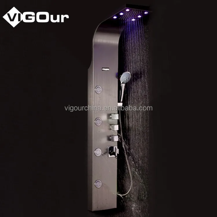 2019 new design hot sale wall mounted bath rain shower column set bathroom shower sets