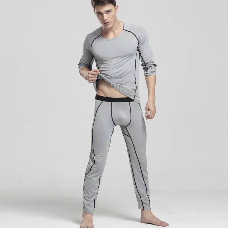 
Mens underwear wholesale winter thermal suit long johns thermal underwear pajama set 