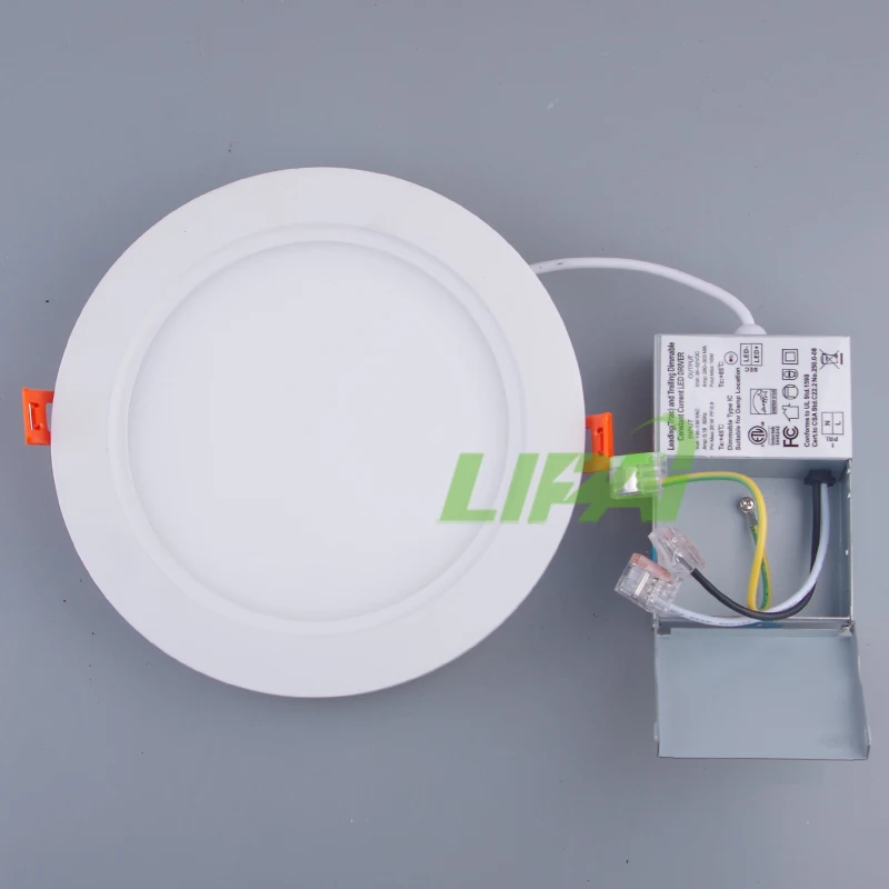 5 years warranty 6inch 16w IC rated air tight  LED slim recessed led panel light