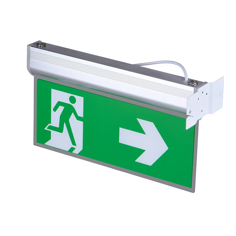 CE SAA ROHS 3 years warranty tritium led emergency exit sign