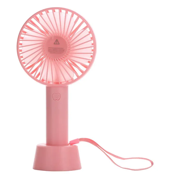 New design innovative mini usb rechargeable standing fan support logo