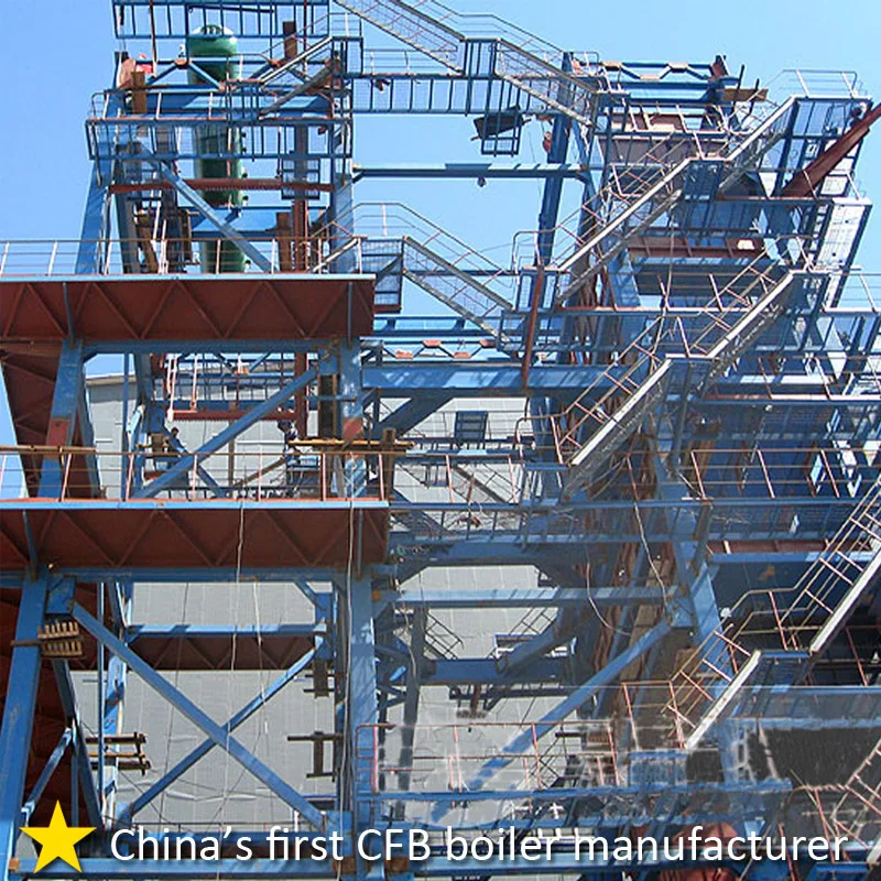 Energy-saving solide waste /bituminous coal fuel hot water circular flow bed CFB boiler