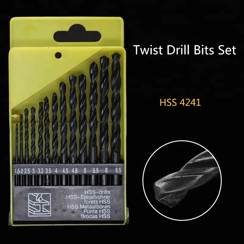 13PCS Fully Ground M35 HSS Straight Round Shank Cobalt Drill Bit Set
