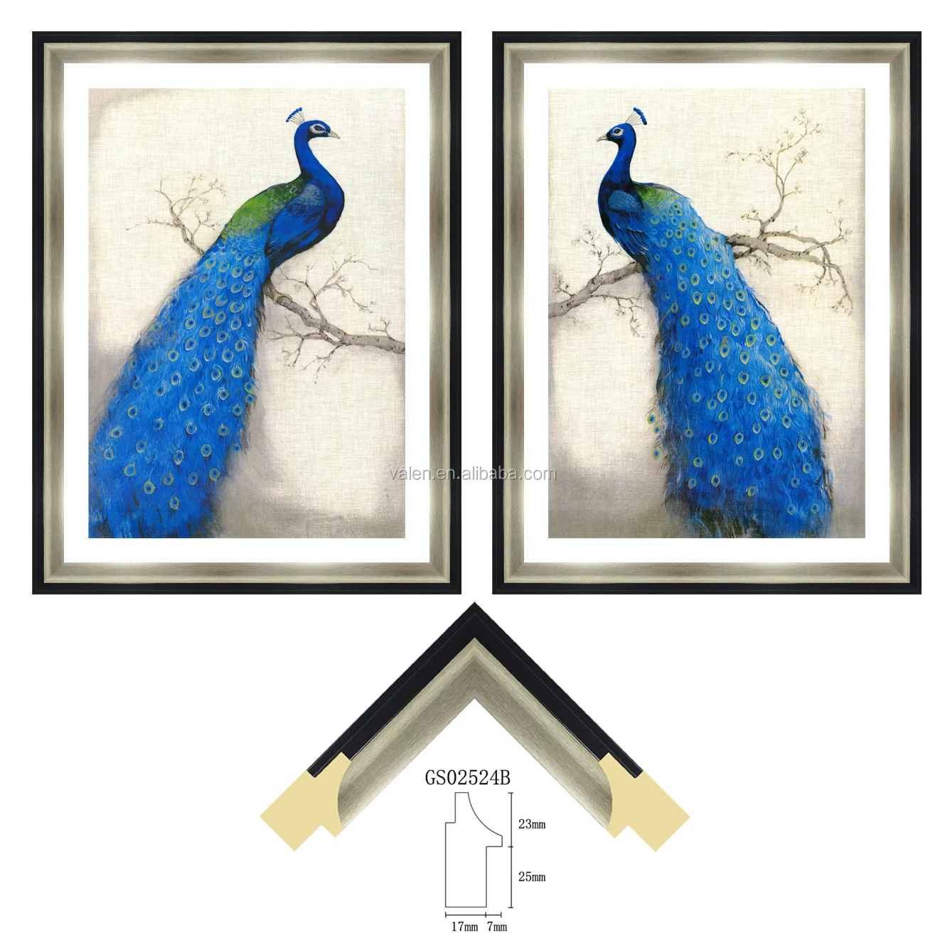 New Launch Awesome Beautiful L Shape 3 Meter Wood Texture Materials Decorative Picture Frame Moulding