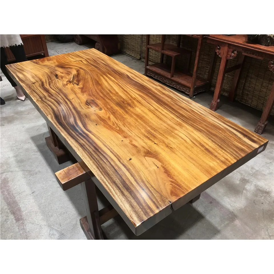 
Solid Walnut Dining Table Wood Slab 