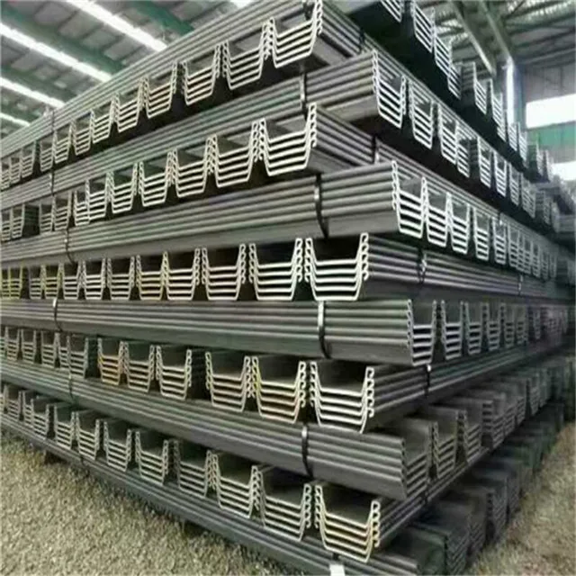 
China supplier high strength Q235B 400*175 u type steel sheet pile for cofferdam 