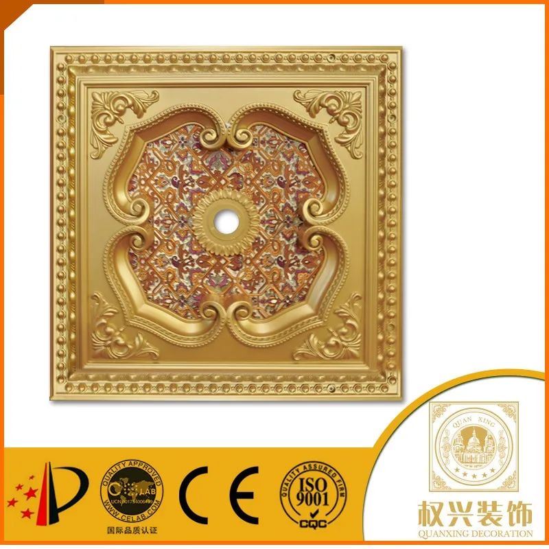 
Luxury classic European style decorative polystyrene ceiling tiles photo 