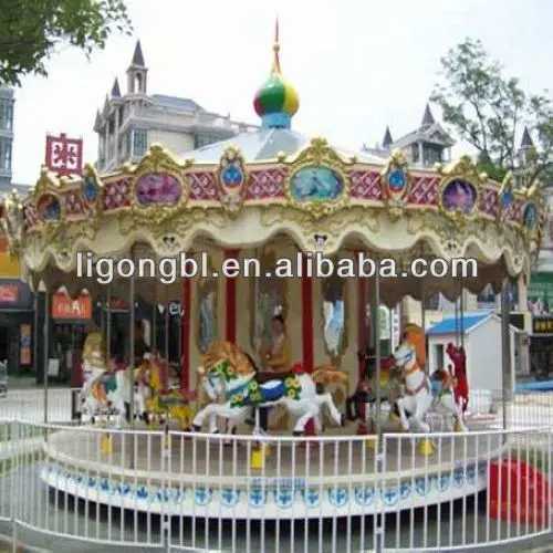 
Video Available!!! Derun Rides fiberglass amusement park carousel horses for sale 