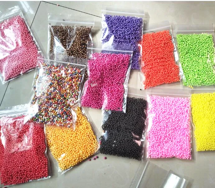 Пенопластовый слайм белого цвета пластиковые пенопластовые шарики сделай сам для украшения