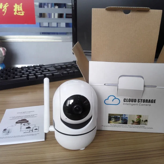  Умная WiFi IP камера для домашней безопасности ночное видение Обнаружение движения Новая 1.0MP 720p ip-камера