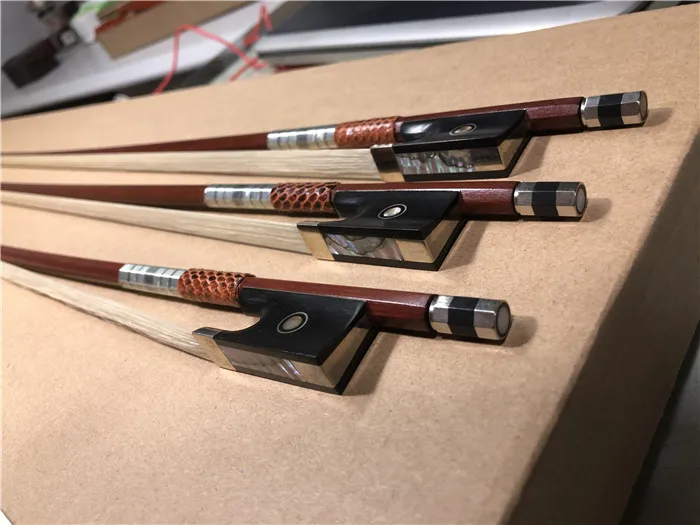 professional cheapest price  violin bow horse hair 1/8- 4/4