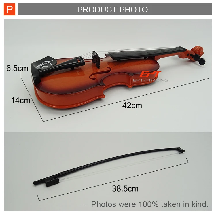Hot selling kids toy electronic plastic violin toy for kids