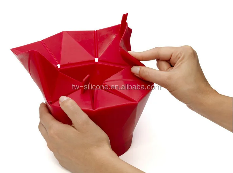 Newest Healthy Microwave Silicone Popcorn Popper Maker