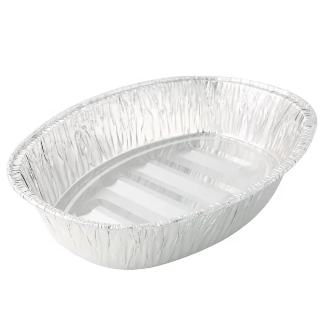 
disposable roasting aluminium foil turkey pan round aluminum foil pan 