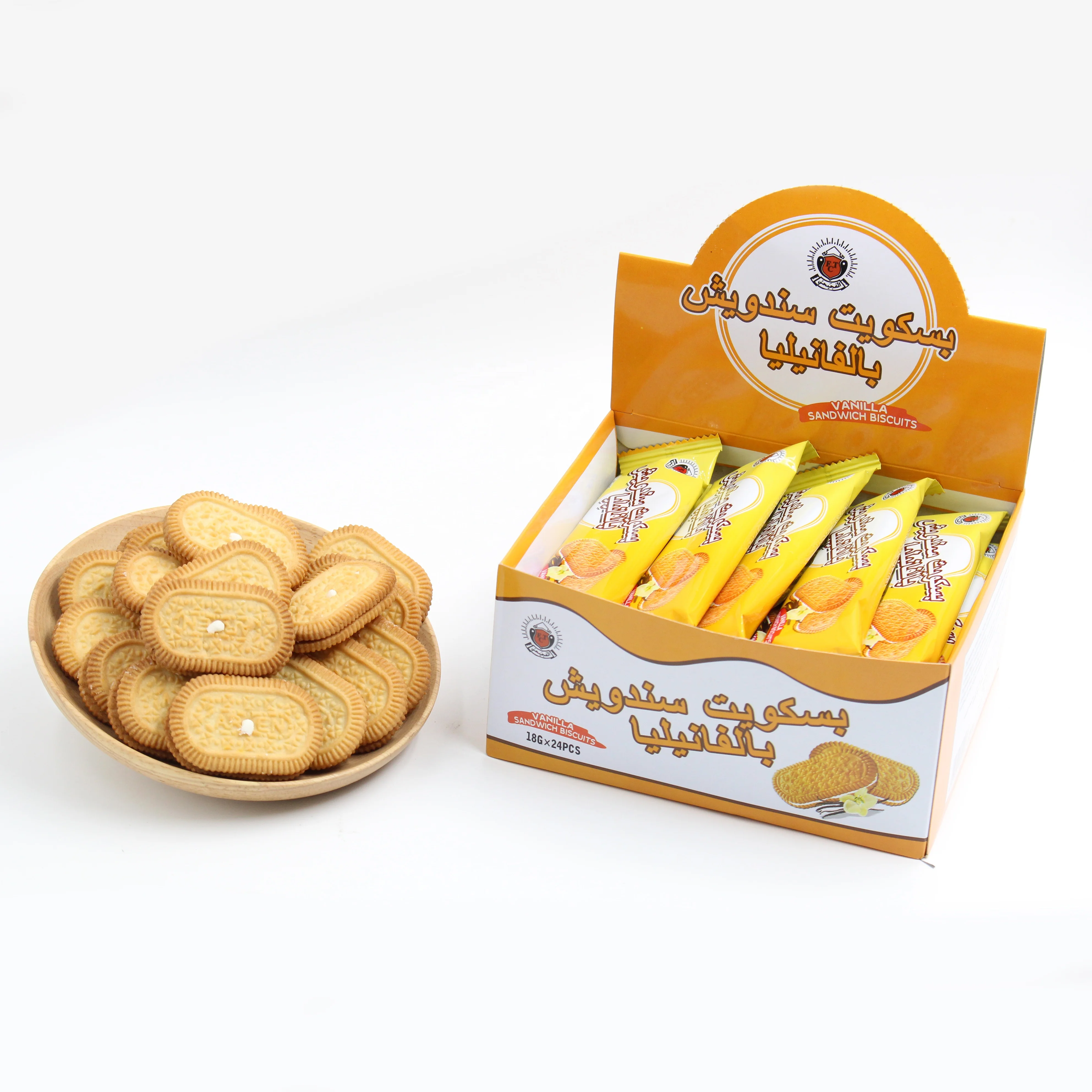 Halal good taste sandwich biscuits and with filling cookies